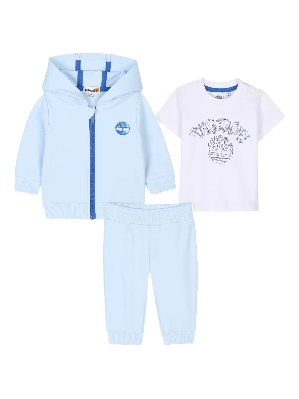 Timberland Kids Tuta sportiva con cappuccio - Blu
