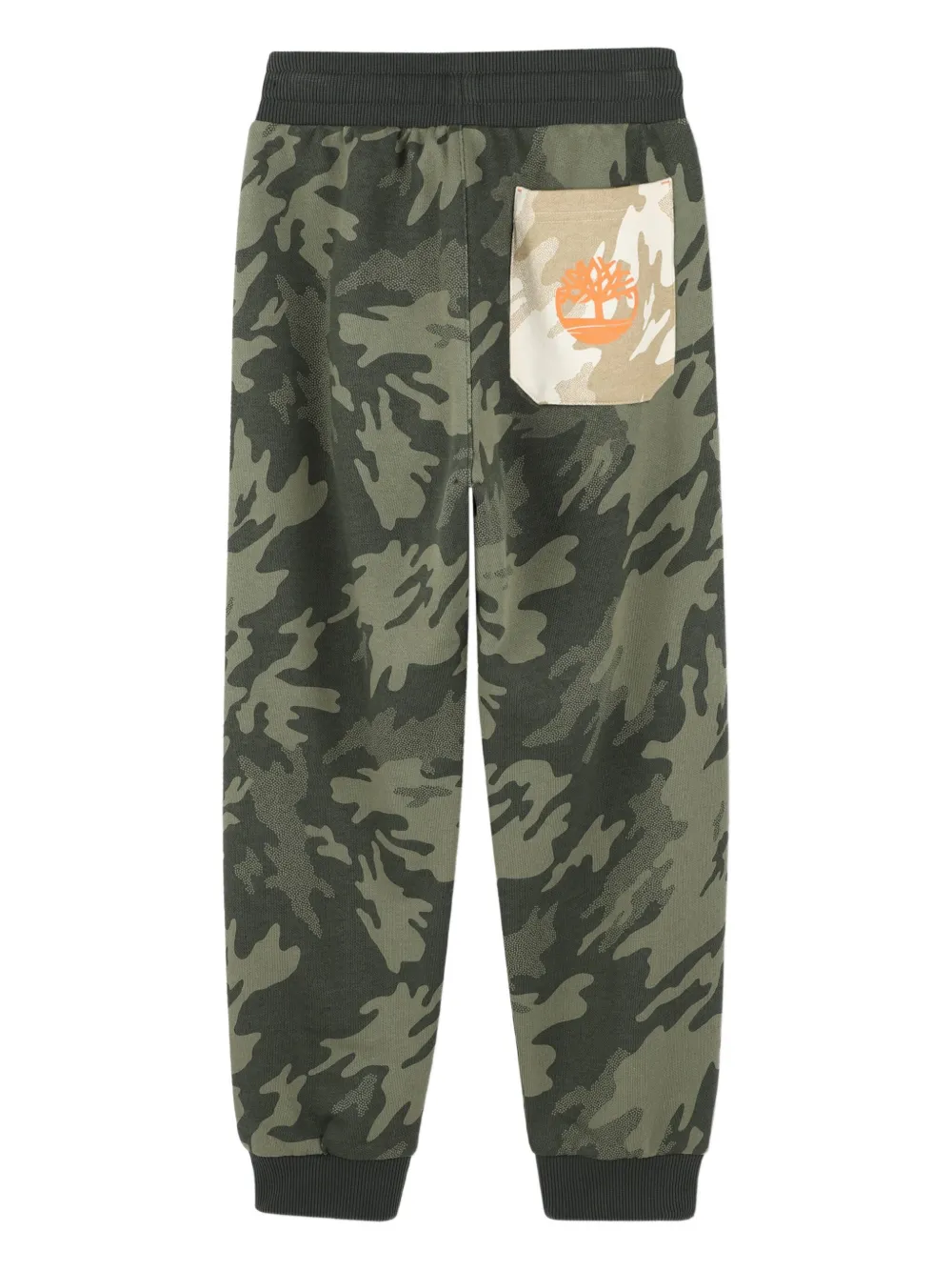 Timberland Kids Trainingsbroek met camouflageprint Groen