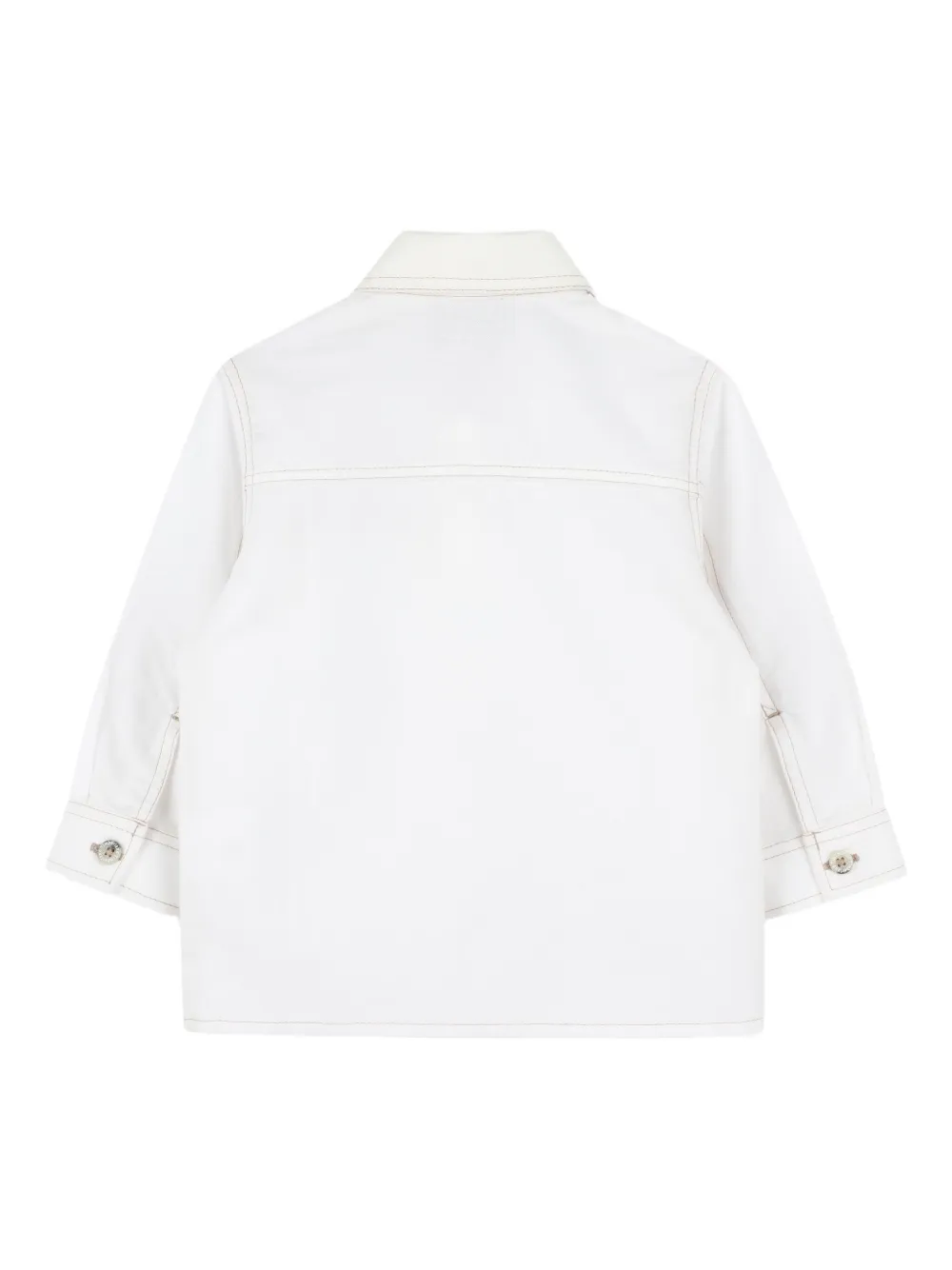 Timberland Kids button-fastening logo shirt | Shirts | Image 2