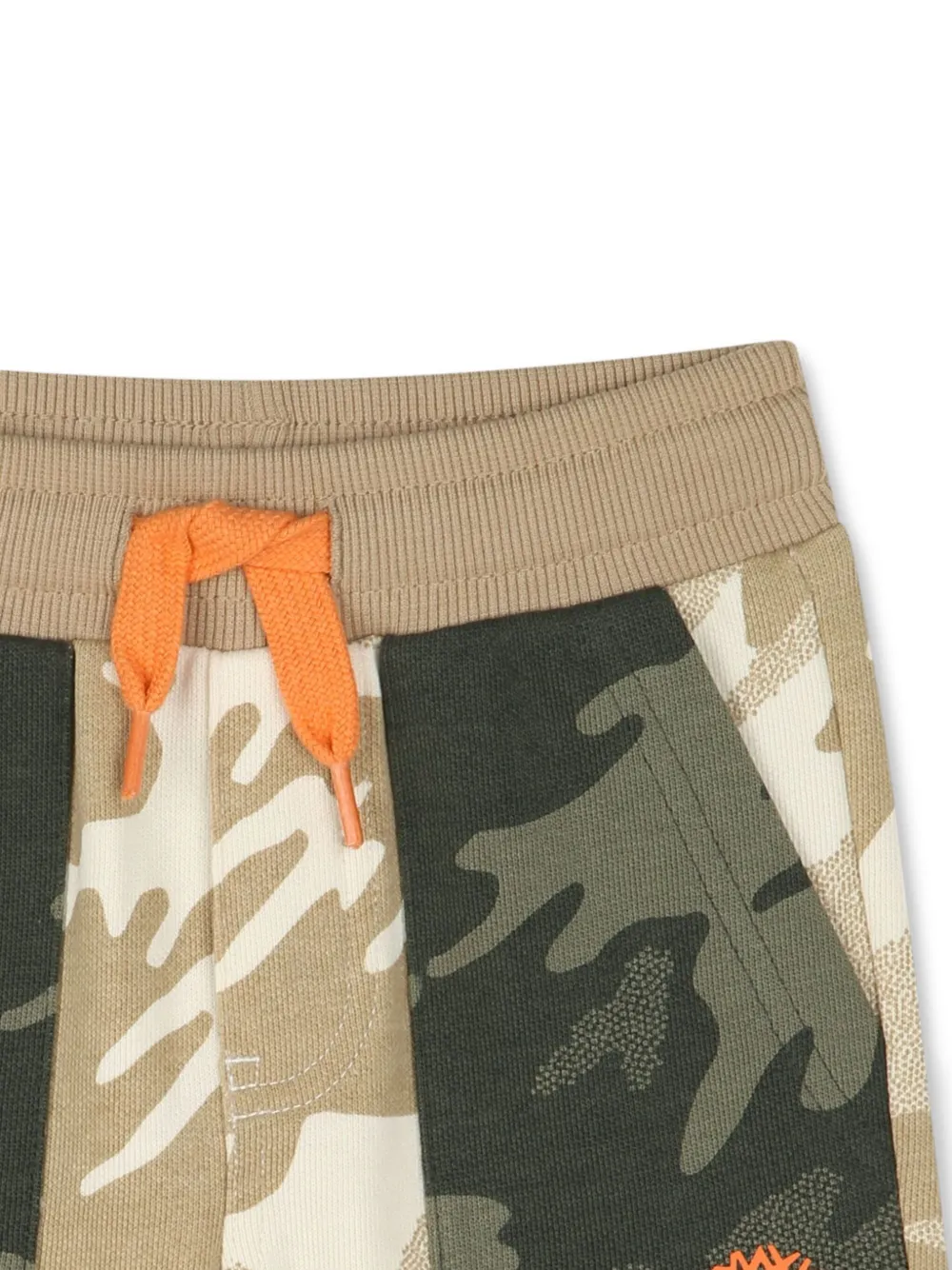 Timberland Camouflage-panelled Shorts In Brown