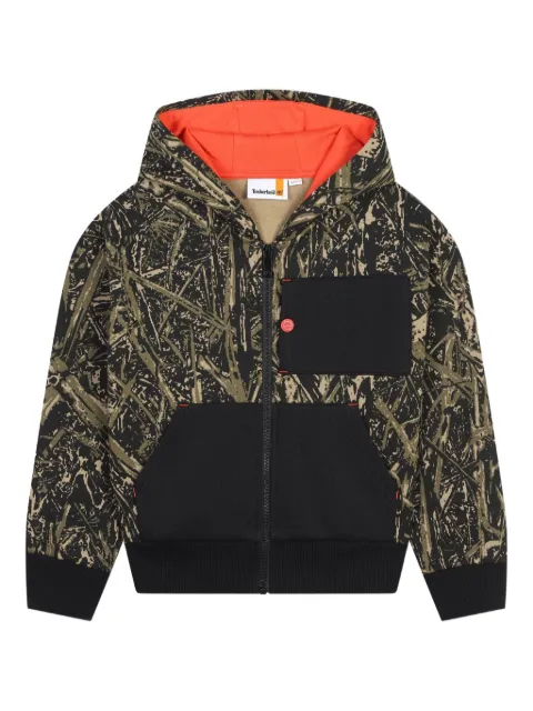Timberland Kids camouflage-print hoodie