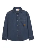 Timberland Kids patch-pocket denim shirt - Blue