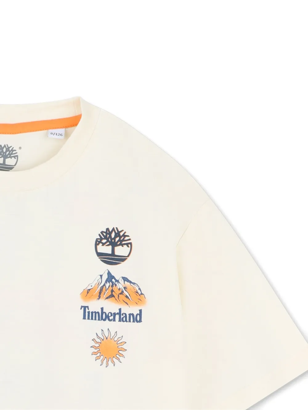 Timberland T-shirt In Cotone Con Stampa Grafica  In Multi