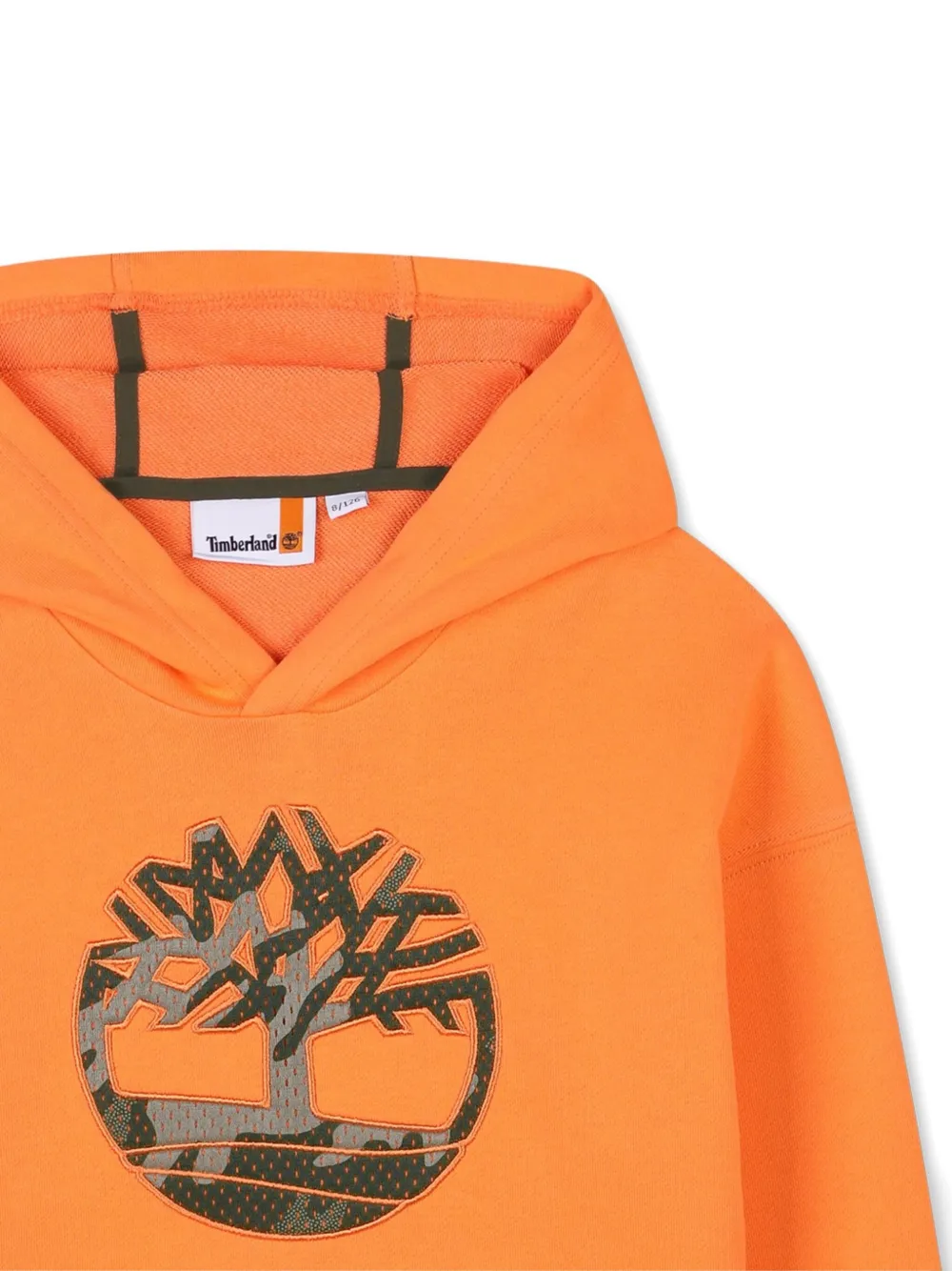 Timberland Kids Hoodie met camouflage-logo Oranje