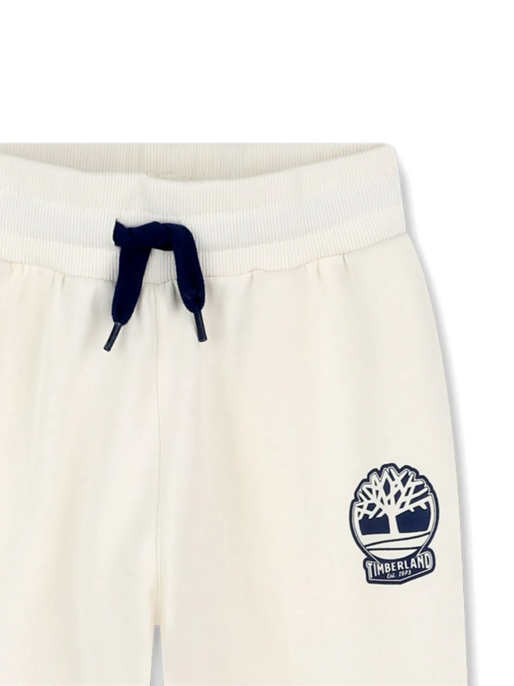 Timberland Kids Joggingbroek met geborduurd logo Beige