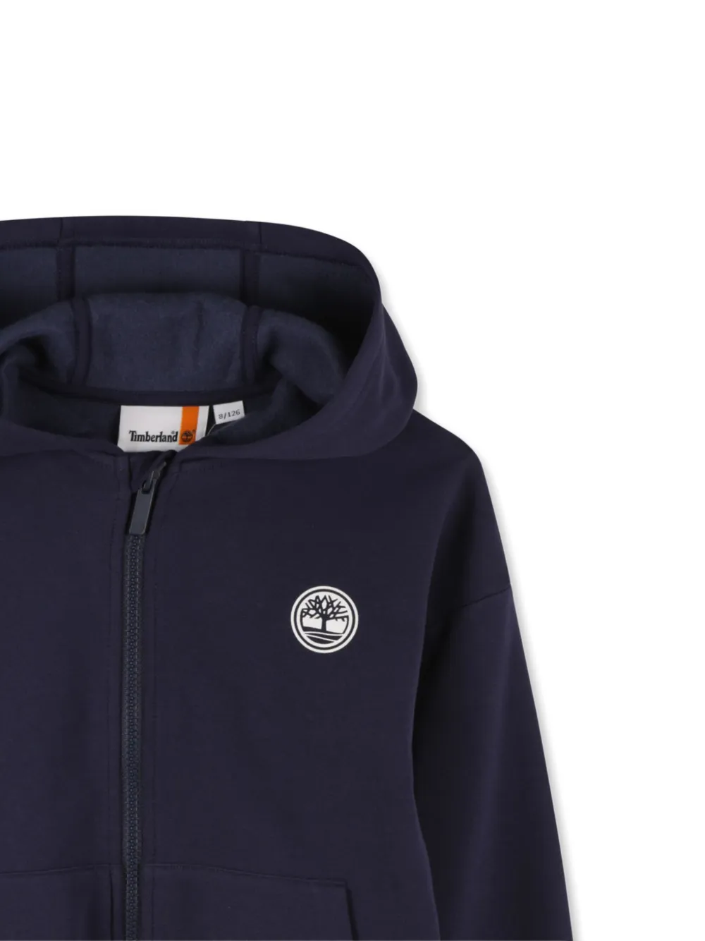 Timberland Kids Hoodie met rits Blauw