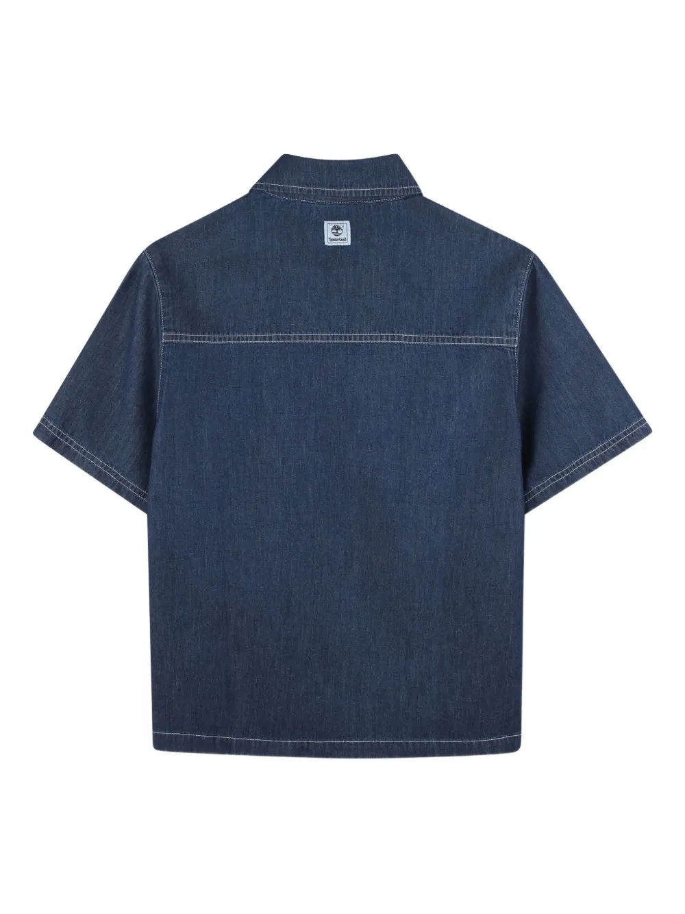 Timberland Short-sleeve Pocket Shirt In Blue