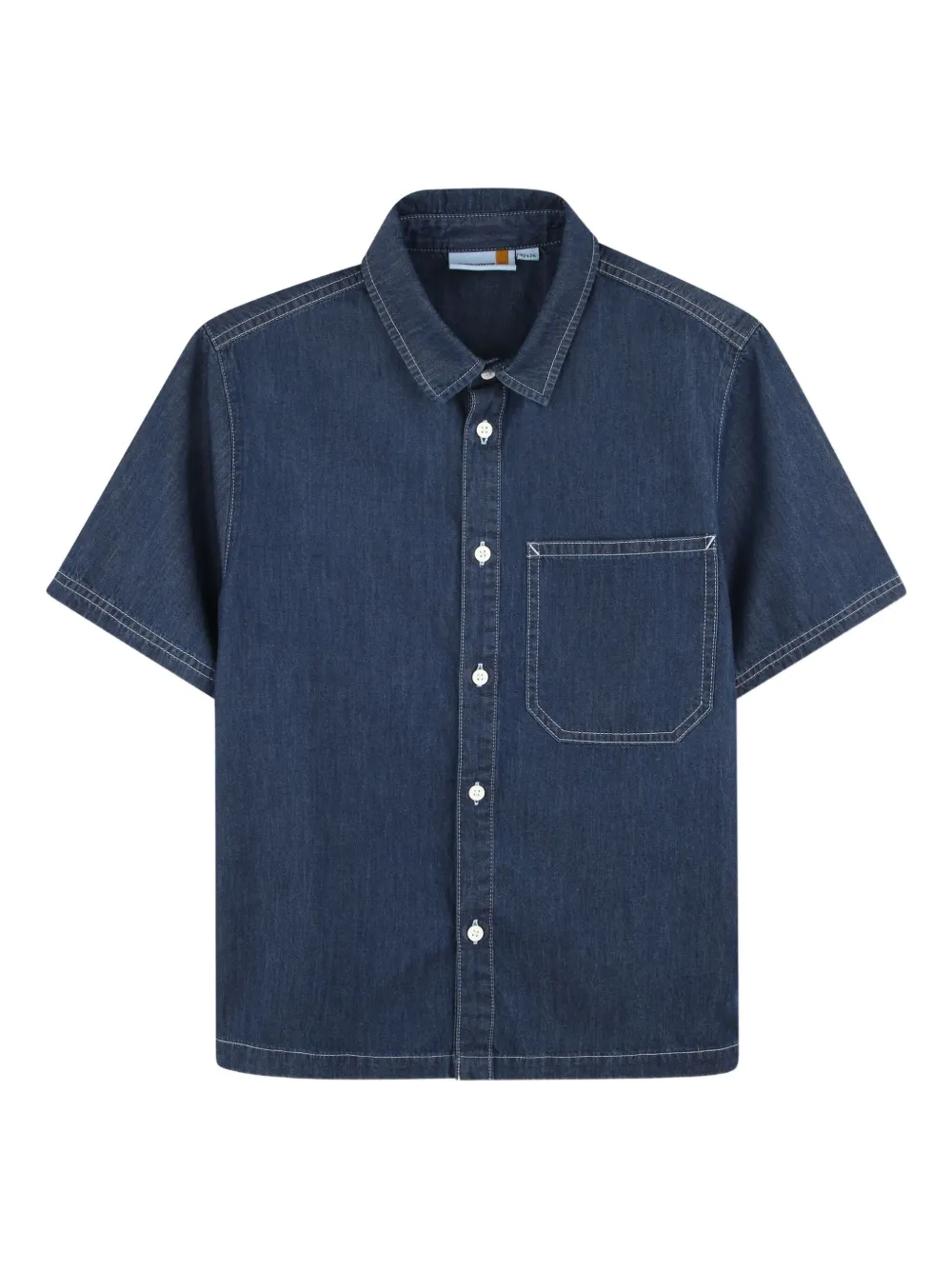 Timberland Short-sleeve Pocket Shirt In Blue