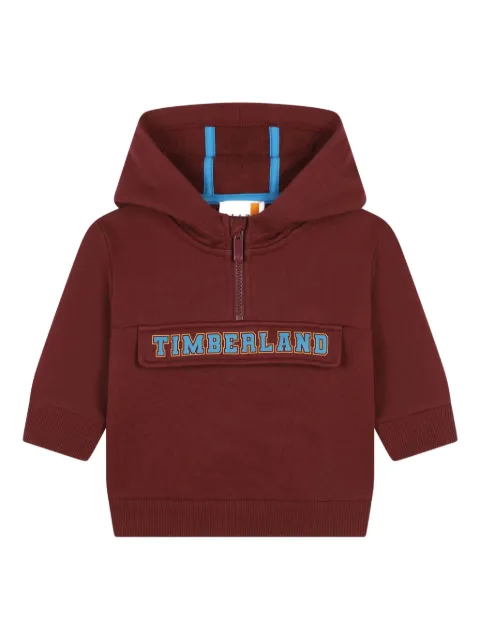 Timberland Kids logo-appliqué hoodie