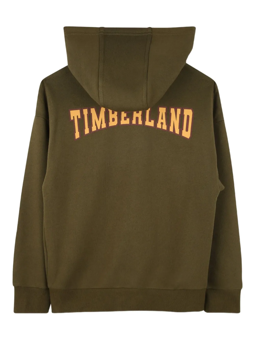 Timberland Kids Vest met capuchon en rits Groen