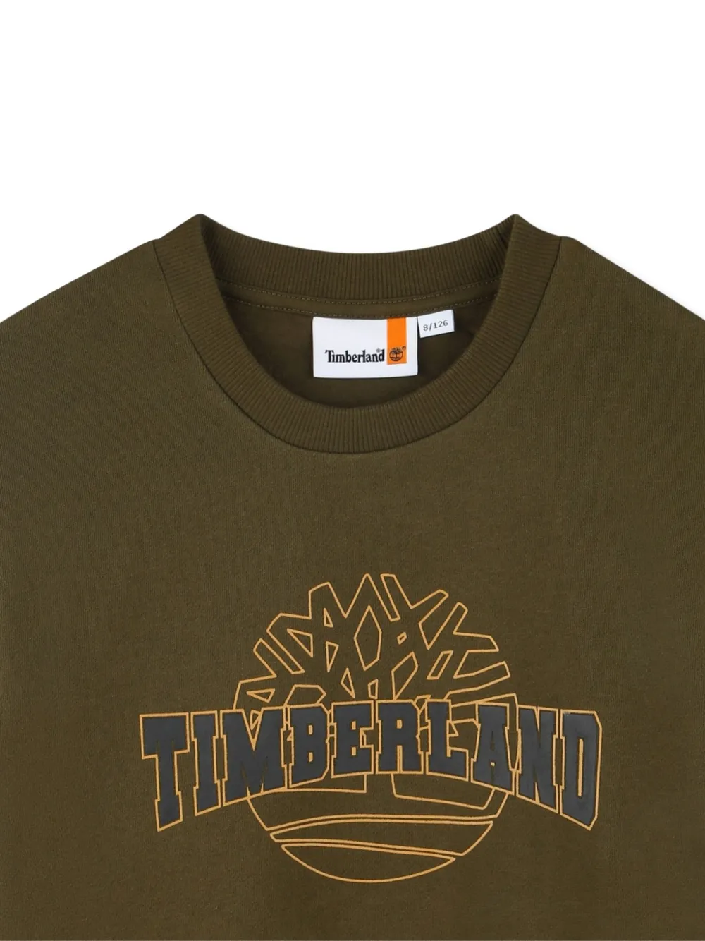 Timberland Kids Sweater met logoprint Groen
