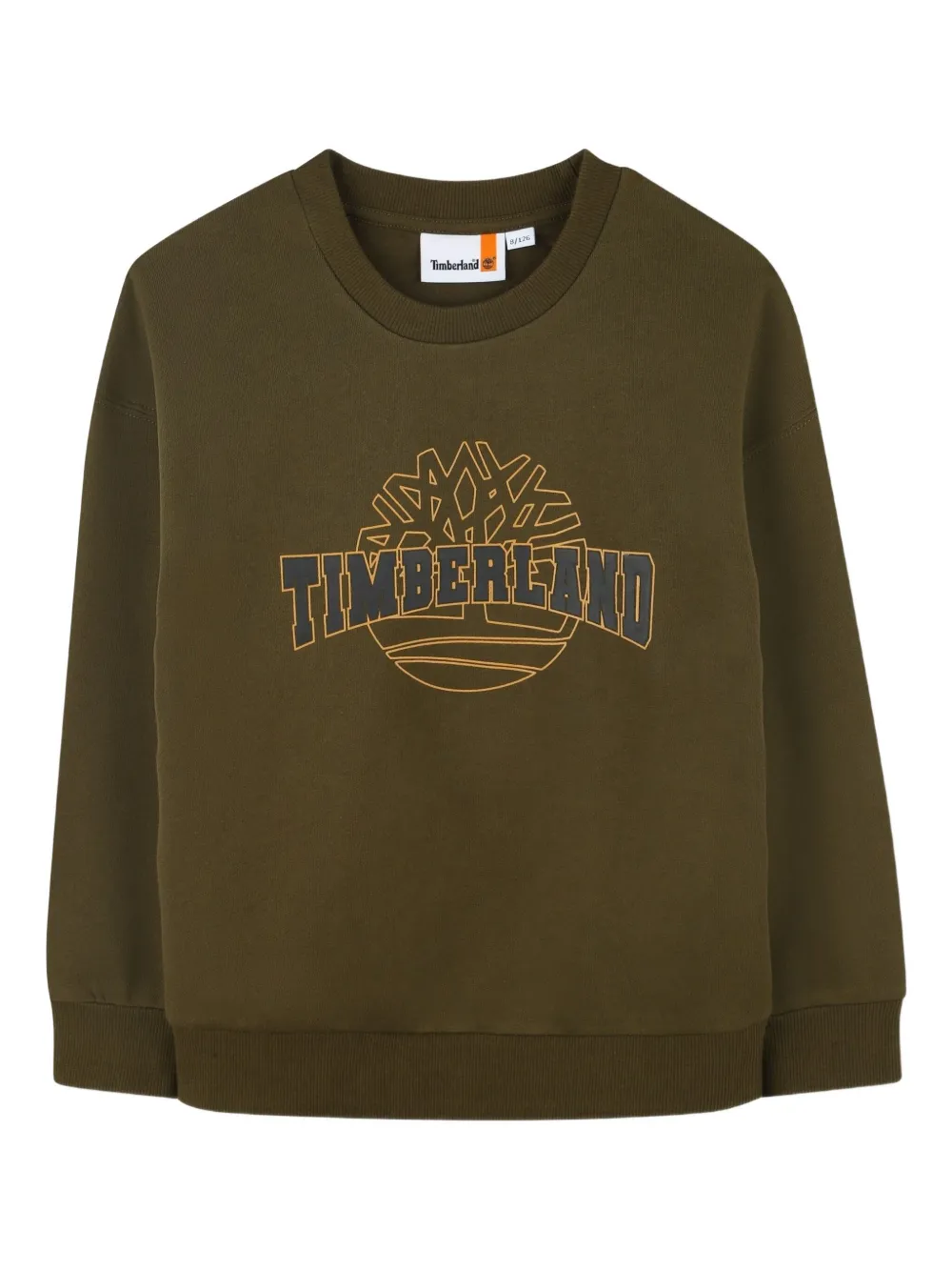 Timberland Kids logo-print sweatshirt - グリーン Timberland Kids logo-print sweatshirt - グリーン