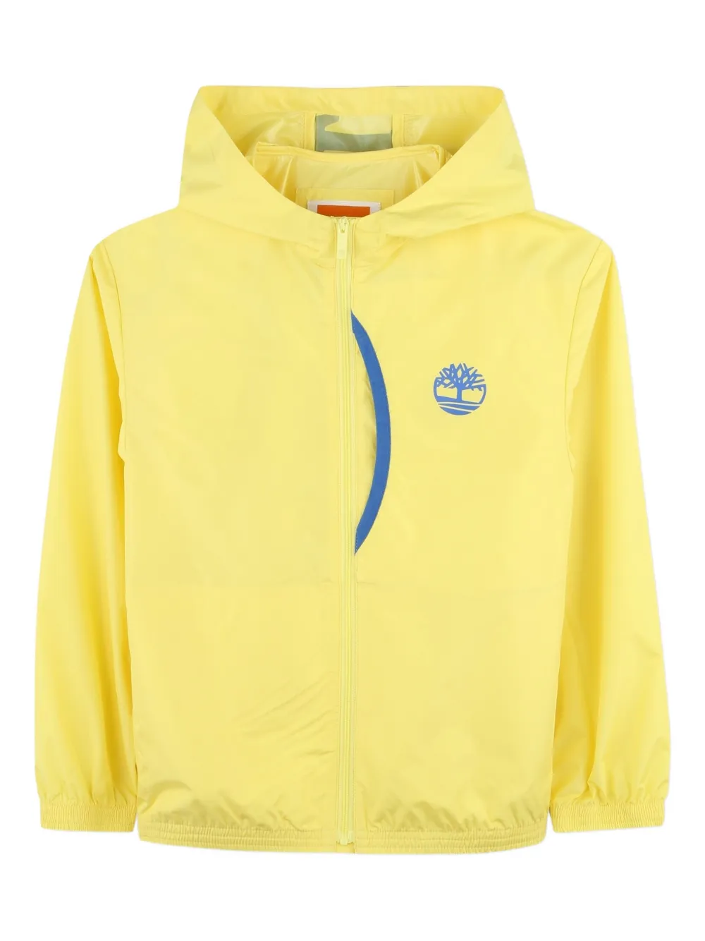 Timberland Kids フーデッド ウインドブレーカー - イエロー Timberland Kids フーデッド ウインドブレーカー - イエロー