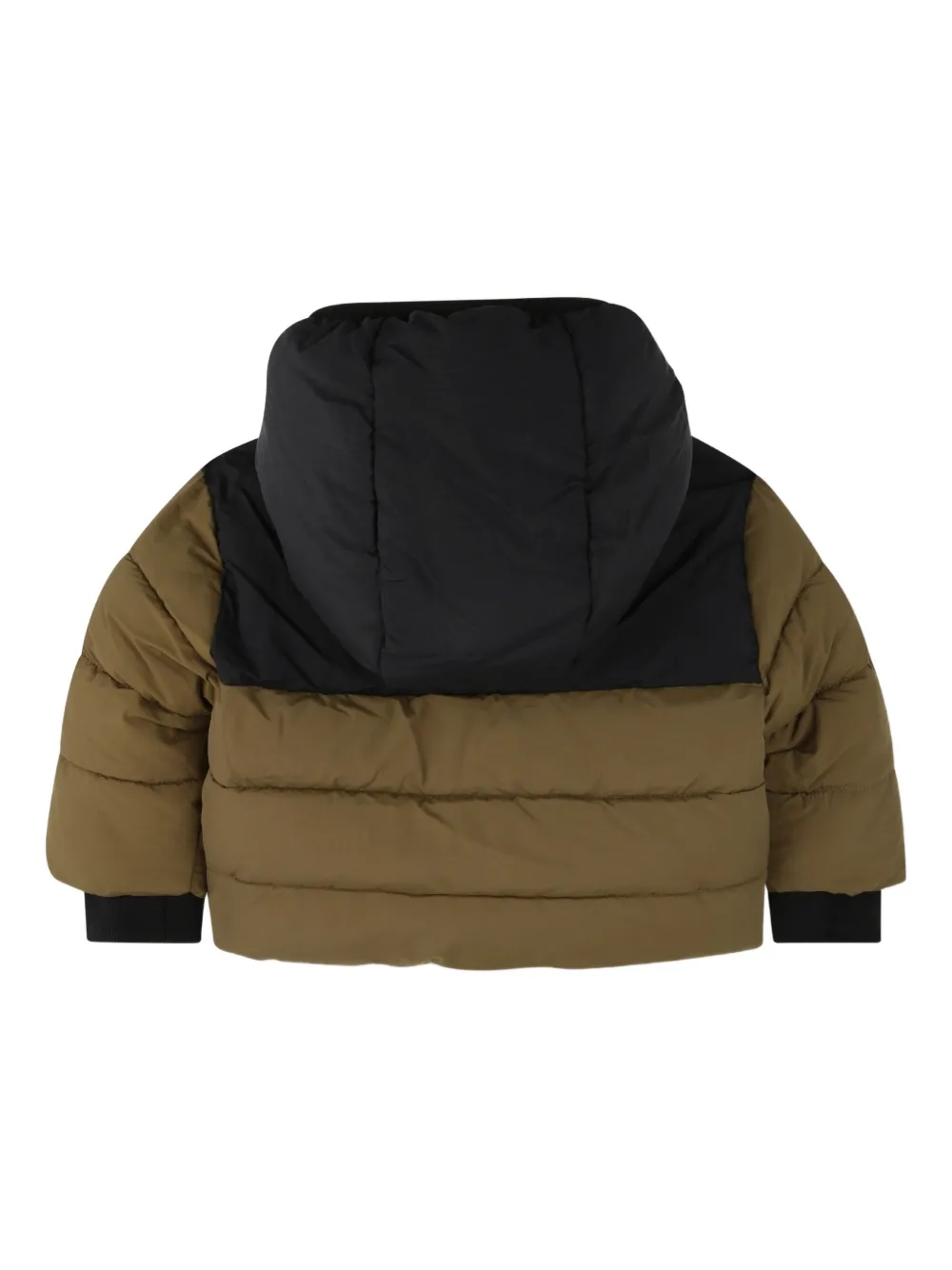Timberland Kids two-tone puffer jacket - Groen