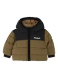 Timberland Kids two-tone puffer jacket - Green