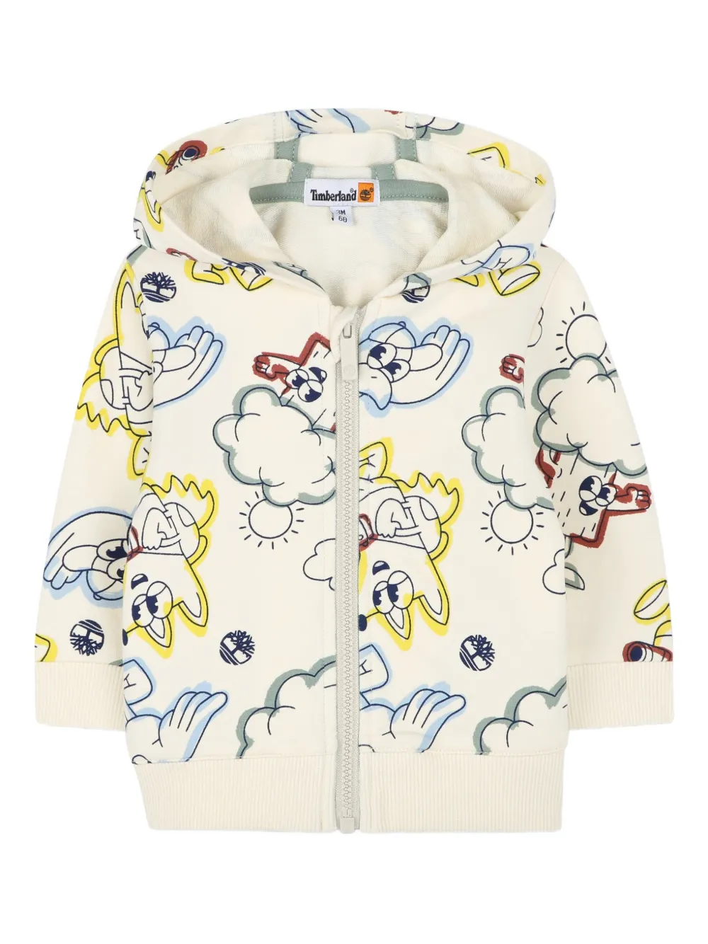 Timberland Kids プリント パーカー - ニュートラル Timberland Kids プリント パーカー - ニュートラル