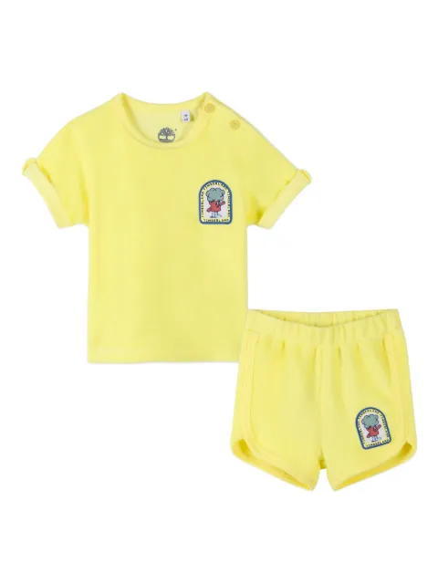 Timberland Kids set de shorts con detalle de parches