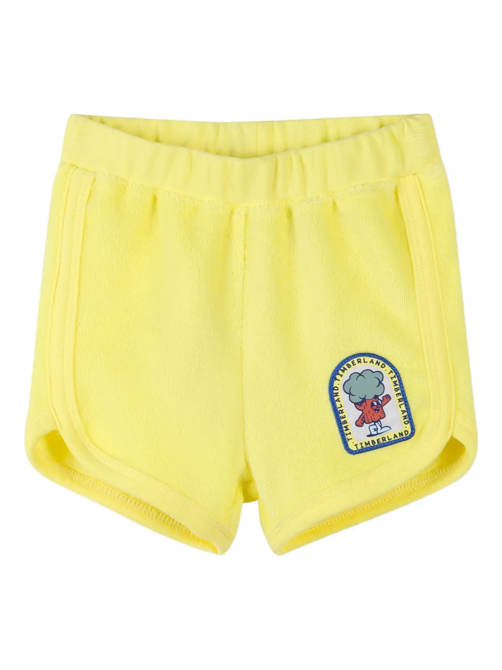 Timberland Kids Shortset met patchdetail Geel
