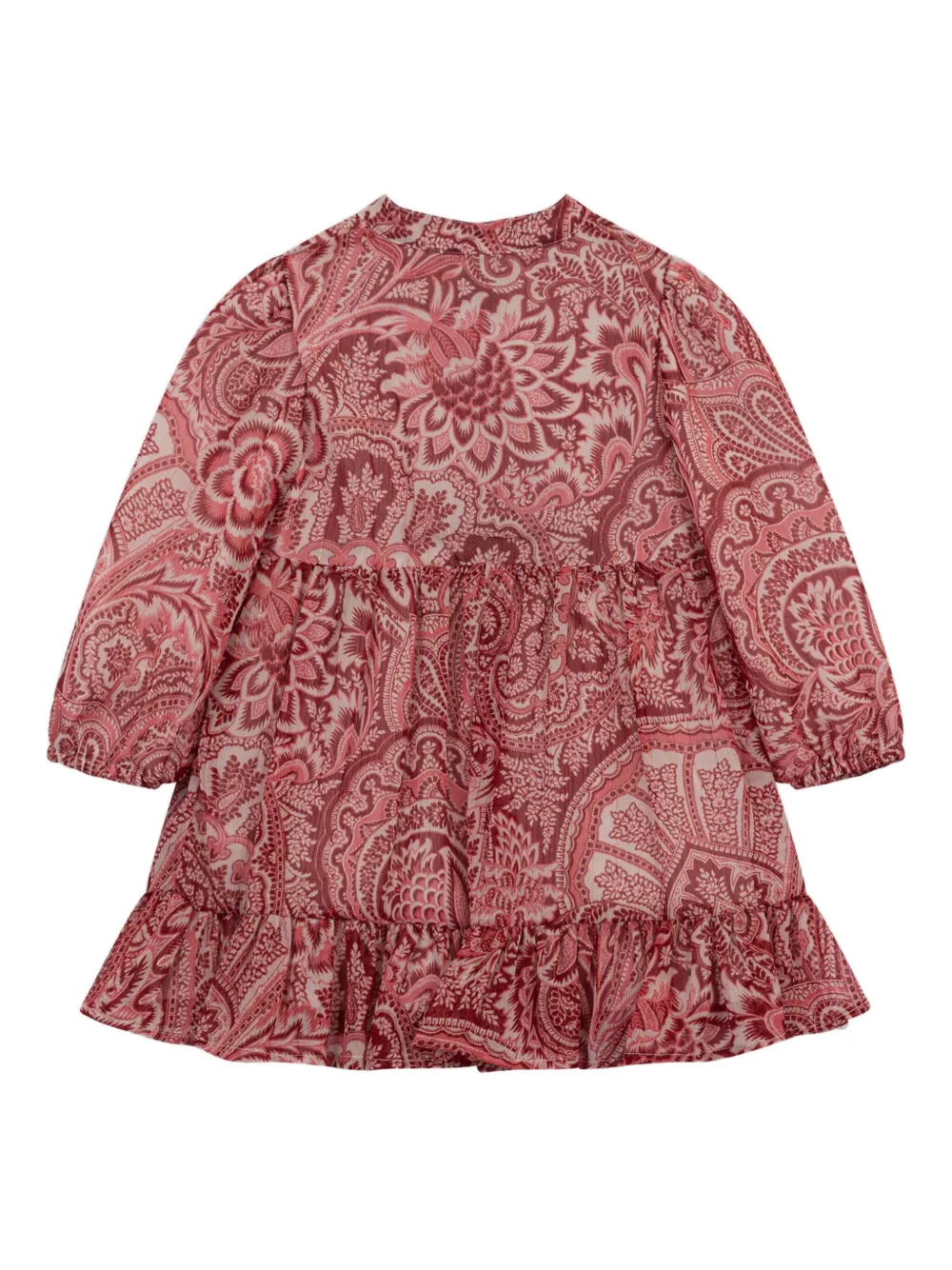 ETRO KIDS Jurk met paisley-print Rood