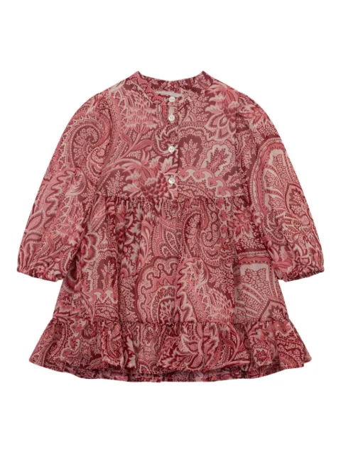 ETRO KIDS paisley-print ruffled dress
