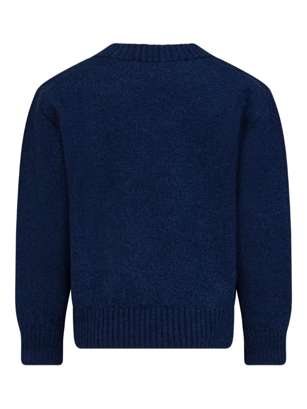 ETRO KIDS Trui met geborduurd logo Blauw