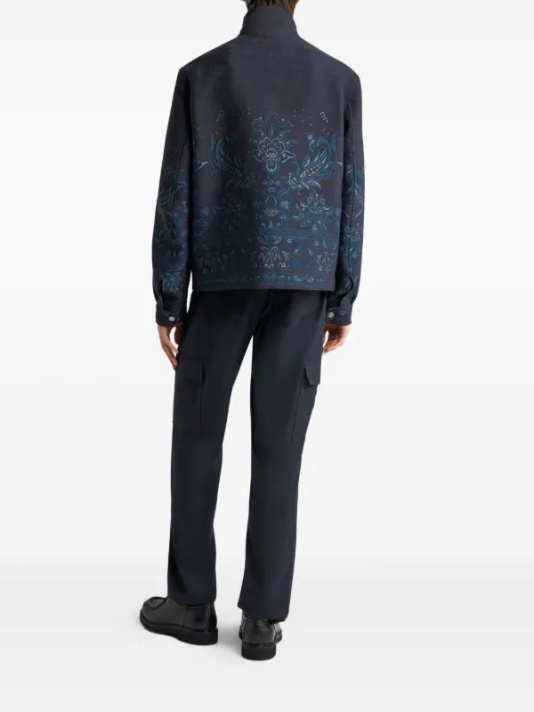 エトロジャケット ETRO (エトロ) ペイズリー柄 シングル ジャケット