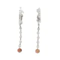 Christian Dior Pre-Owned 2000s Adiorable pearl drop earrings - Silver
