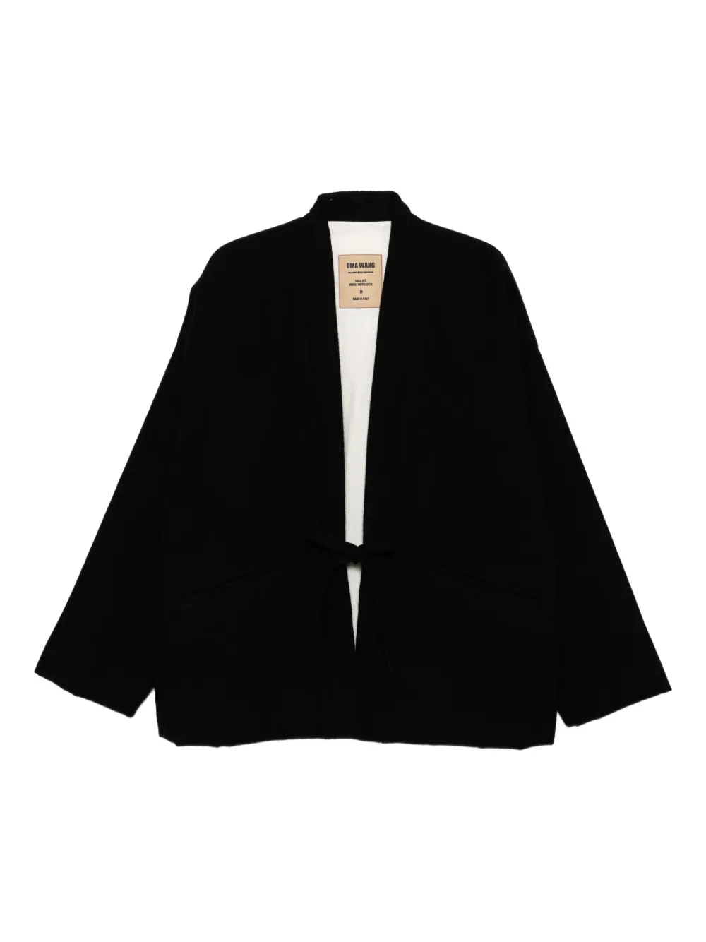 Uma Wang V-neck puffer jacket | Black | Image 1