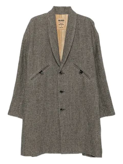 Uma Wang checkered coat