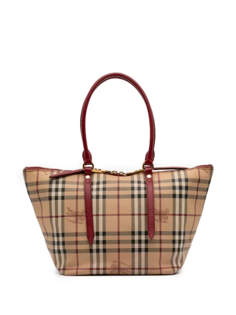 Burberry Pre-Owned 2000-2017 Small Haymarket Check Coated Canvas Salisbury tote bag
