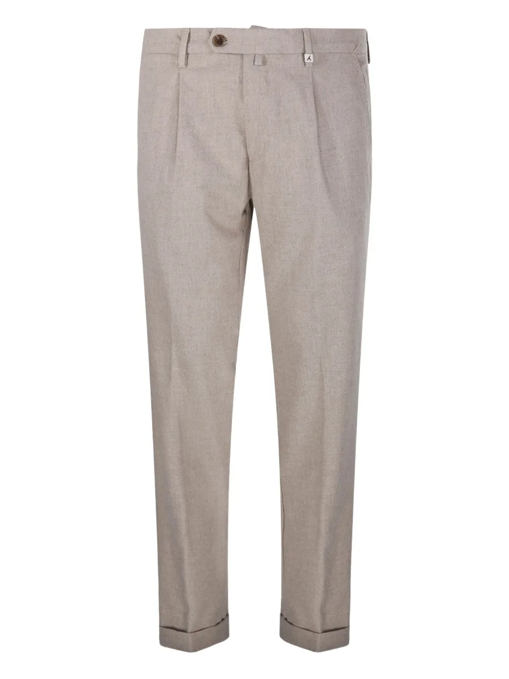 Myths pleated-cuffed trousers | Neutrals | Image 1