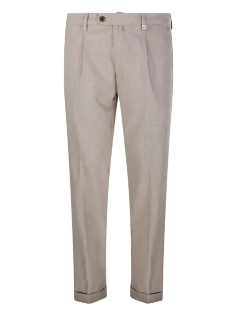 Myths pleated-cuffed trousers