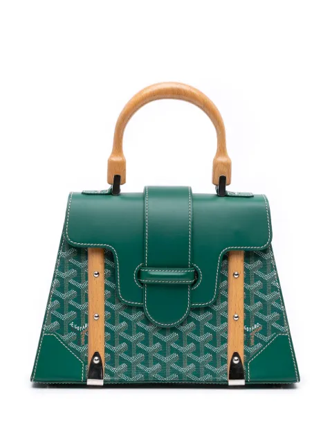 Goyard Pre-Owned 2017 Goyardine Saigon Structured PM satchel