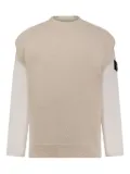 Stone Island patch-pocket sweater - White