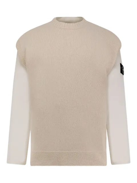 Stone Island patch-pocket sweater