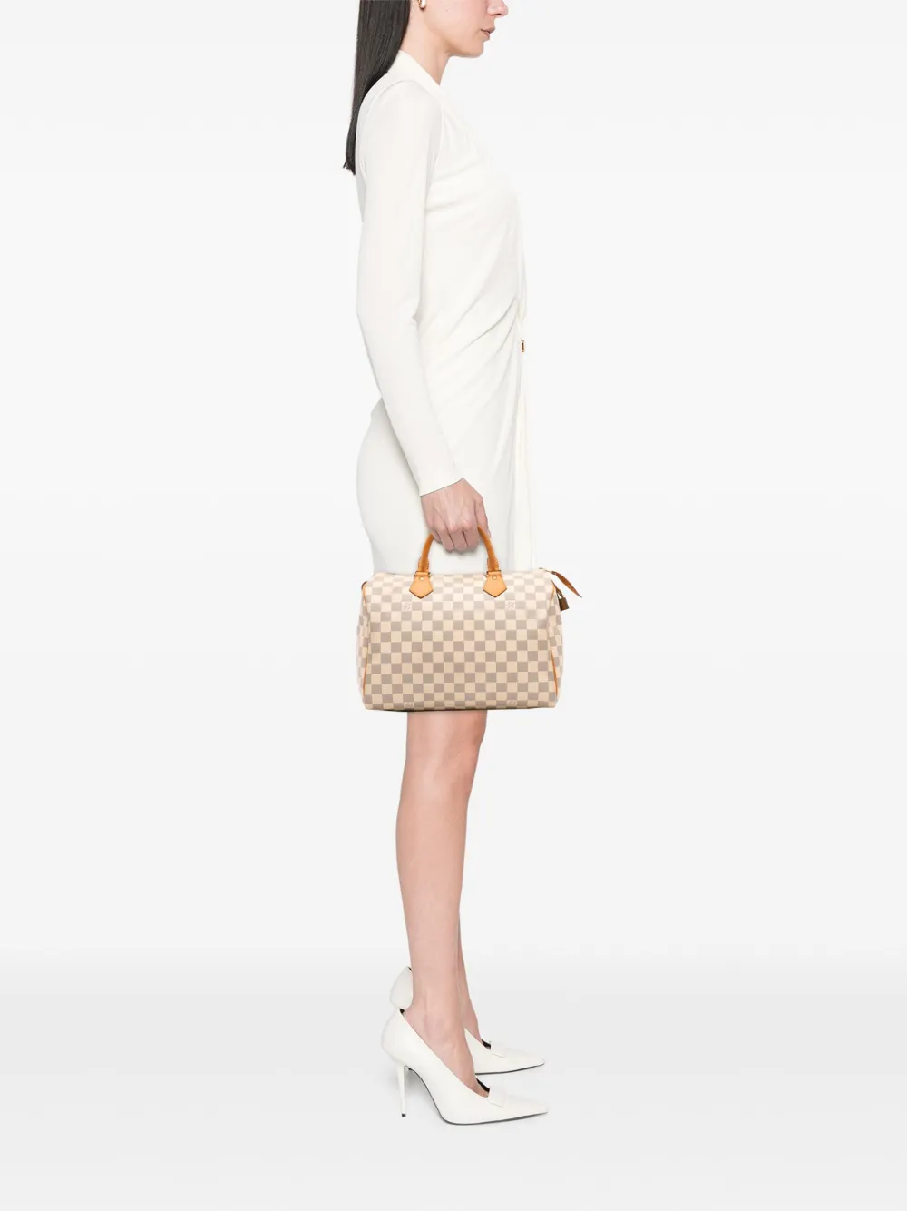 Louis Vuitton Pre-Owned 2012 Damier Azur Speedy 30 boston bag | Pre-Owned | Image 2