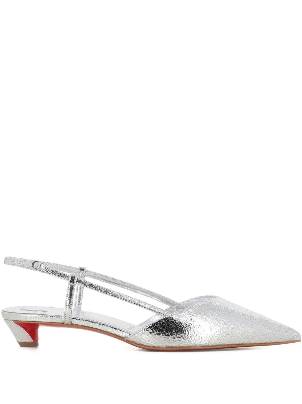 Christian Louboutin Miss Z Slingina slingback pointed-toe pumps | Grey | Image 1