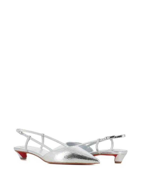 Christian Louboutin Miss Z Slingina Slingback pointed-toe Pumps