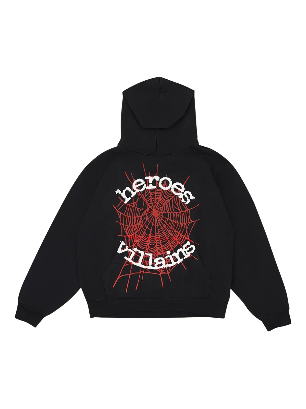 SP5DER Hoodie mit Spinnennetz-Print | Schwarz | Image 1