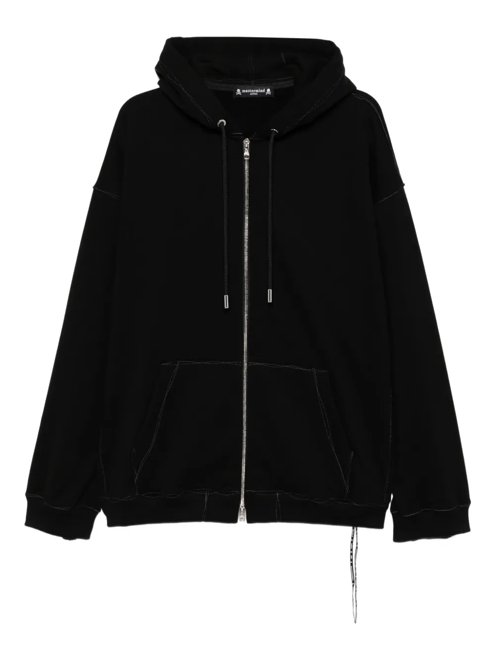 Mastermind Japan logo-embroidered hoodie | Black | Image 1