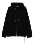 Mastermind Japan logo-embroidered hoodie - Black