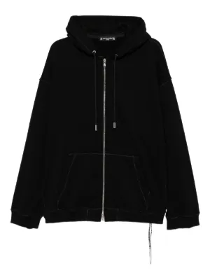 Mastermind World スカルプリント ジップアップ パーカー | ブラック