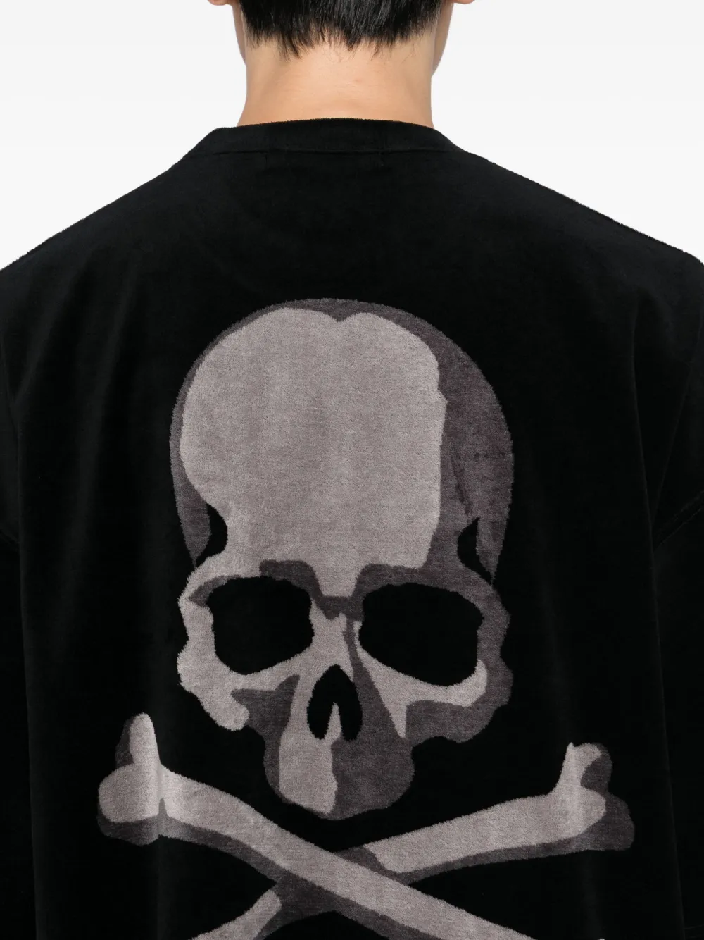 Mastermind Japan T-shirt met logoprint Zwart