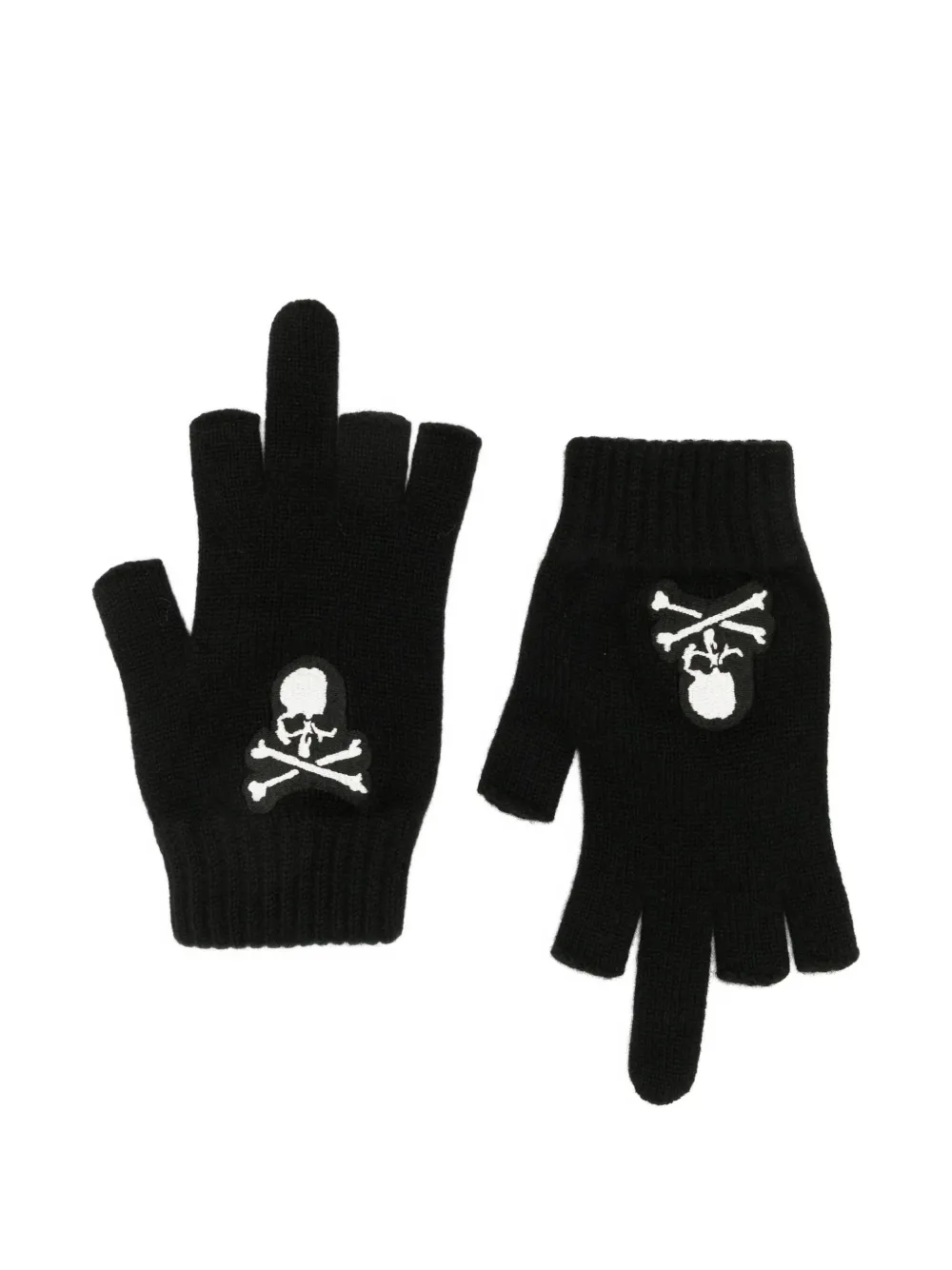 Mastermind World logo-embroidered gloves | Black | Image 1