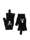 Mastermind World logo-embroidered gloves - Black