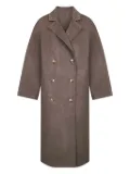 LouLou de Saison Borneo double-breasted wool coat - Brown