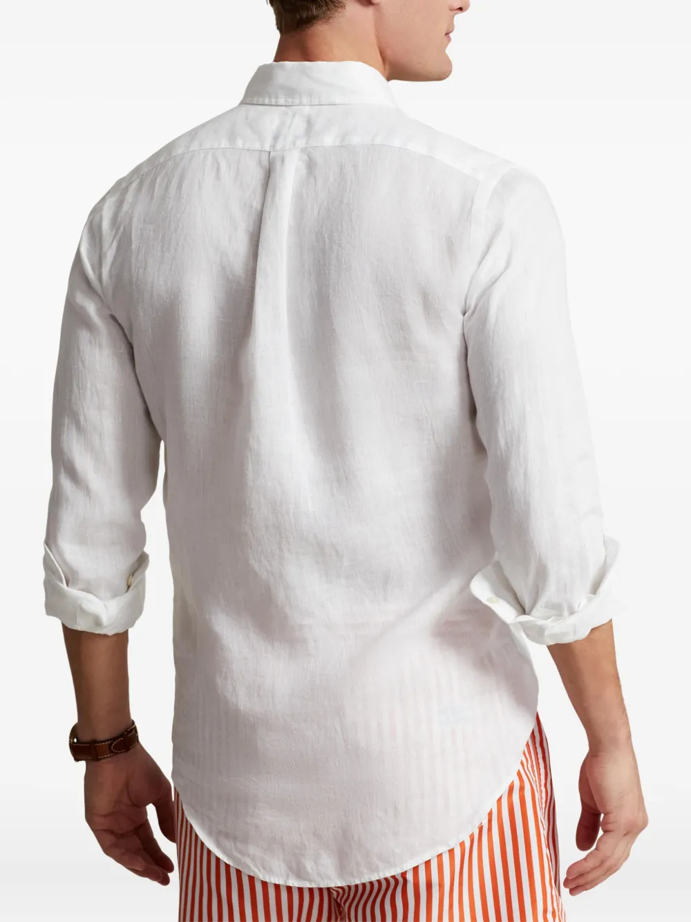 Polo Ralph Lauren Linnen overhemd Wit