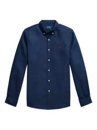 Polo Ralph Lauren ロングスリーブ リネンシャツ | ブルー | FARFETCH JP