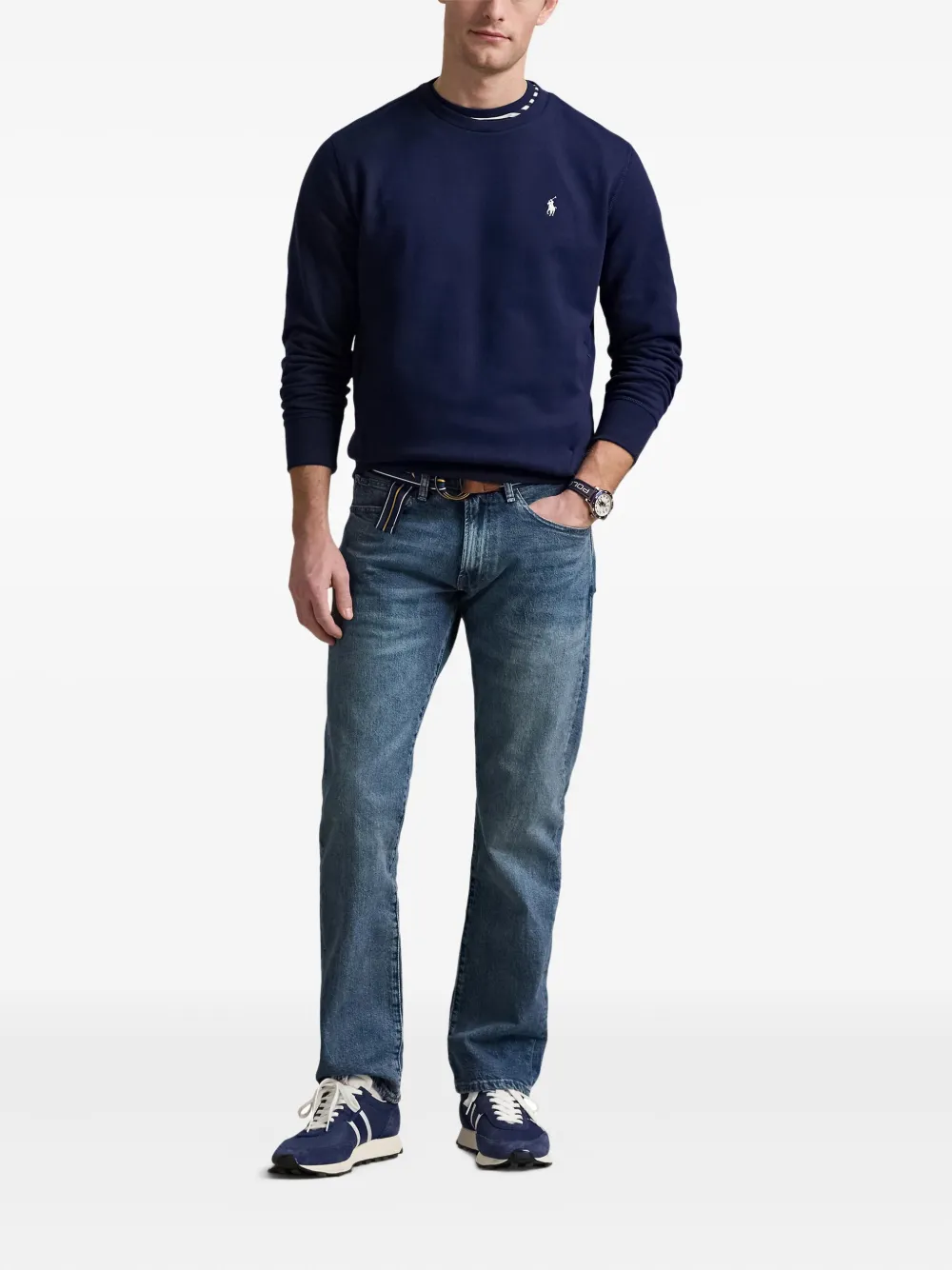 Polo Ralph Lauren long-sleeve crew-neck sweatshirt - Blauw