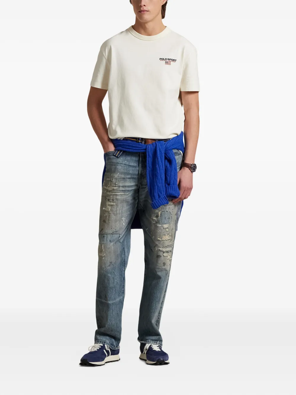 Polo Ralph Lauren T-shirt met logo Wit